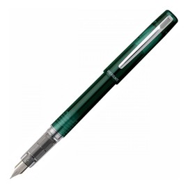 PLATINUM Prefount Dark Emerald Fine Fountain Pen, Pack of 1