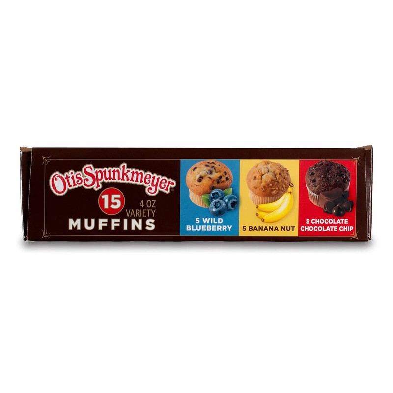Otis Spunkmeyer Assorted Muffins Variety Pack I Wild Blueberry, Banana