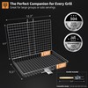 Sorbus Grill Basket - Stainless Steel Large Folding Barbecue Grilling