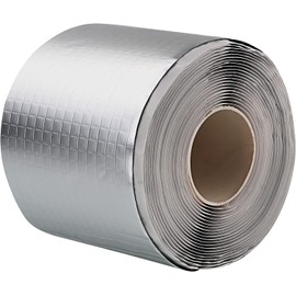 LLPT Aluminum Butyl Tape White 3 Inch x 16.5 Feet Hatch Cover Flashing Permanent Waterproof Leak Repair Tape for Boat Pipe RV Awning Roof Window Patch and Sealing (AB435WT)