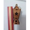 Wooden  LANTERN KEY CHAIN
