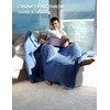 YnM Chunky Throw Blanket, Medium-Weight, Hand Knitted, Skin Friendly, Ventilated