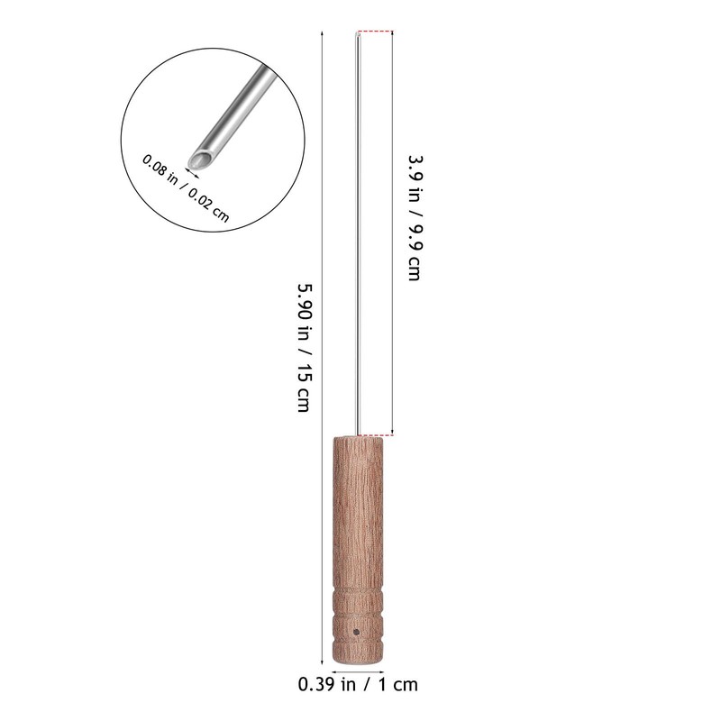 DOITOOL Stainless Steel Worm Threader Tool Fishing Baiting Needle