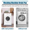 Washing Machine Drain Pan, Washer Silicone Mat Washer Tray Soft