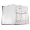Certificate Folder in Black Linen Look Cover with High-Quality Embossed