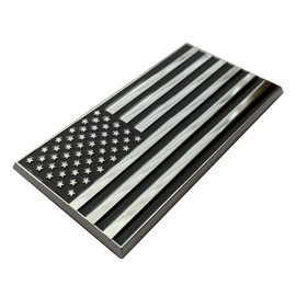 American Flag Metal Decal Auto Emblem