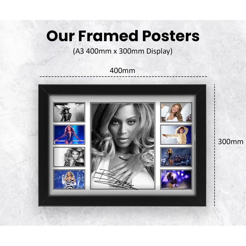 Beyonce Signed Poster Print - Limited Edition Autograph Fan Gift