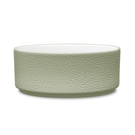 Noritake ColorTex Stone Sage Bowl, STAX Soup/Cereal, 6", 20 oz, Set of 4 in Green.,