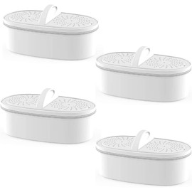 Waterdrop WD-PF-01A Plus Replacement Filters for All Waterdrop Pitcher Filtration System, Reduces PFAS, PFOA/PFOS, Chlorine, Last Up to 3 Months or 200 Gallons (Pack of 4)