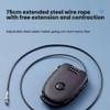 Ultra-Secure 4-Digit Combination Lock with 3 Feet Retractable Cable for