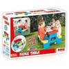 DOLU : Big Plastic Picnic Table for 4 - Blue,