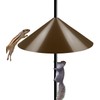Ansionsol 19 Inch Wide Squirrel Baffle for Bird Feeder Pole,