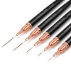 Komall Metallic Nail Art Brushes, 5Pcs Liner Brush Set, UV