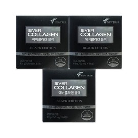 Nutri Evercollagen Black 750mg x 84 tablets (3 packs) / Circle / 에버콜라겐 블랙 750mg x 84정 3개 / 써클