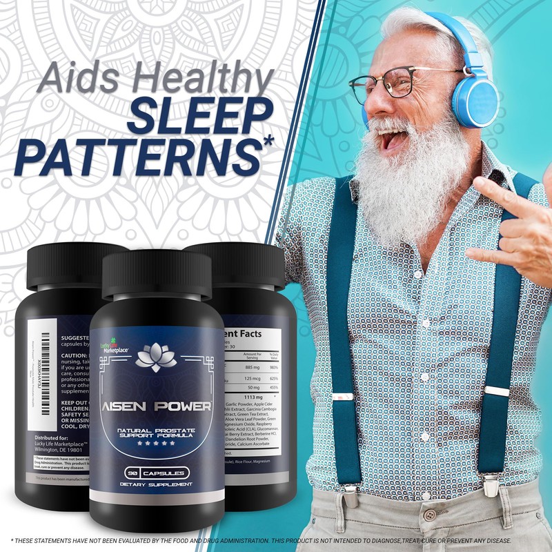  Aisen Power Supplement - Male Prostate Support Supplement -