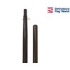 Gettysburg Flag Works 8' Solid Oak Indoor or Parade Flagpole,