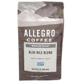 Allegro Coffee Blue Nile Blend Whole Bean Coffee, 12 oz