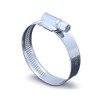 2 Pack - 32mm > 45mm Worm Drive Jubilee Type Hose Pipe Clips Zinc Plated