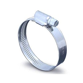 2 Pack - 32mm > 45mm Worm Drive Jubilee Type Hose Pipe Clips Zinc Plated