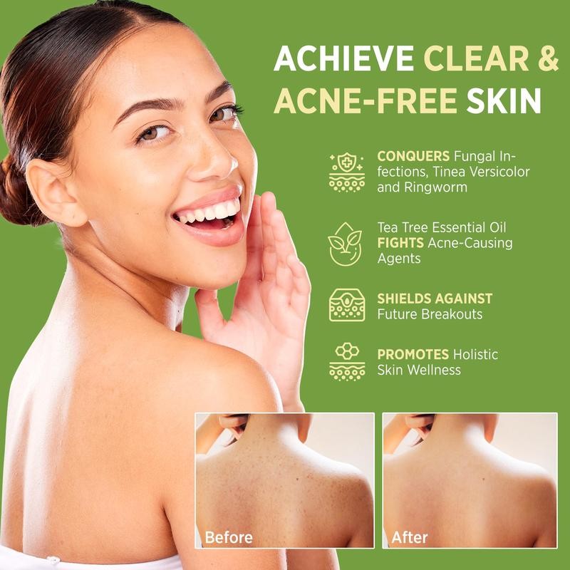 Tea Tree Soap For Face & Body Athlete's Foot Tinea