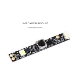 waveshare OV5640 5MP USB Camera Module Auto Focus Camera Webcam Board for Raspberry Pi,Jetson Nano,PC, 68° Field of View 1080P Video Recording,Supports Windows Linux