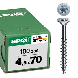 SPAX(スパックス) WIROX ヴァイロックス 皿ネジ 4.5×70 100本入 191010450703