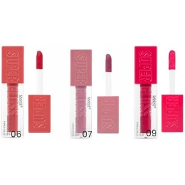 SANIYE LIP GLOSS Labial Líquido espejo brillo y brillante, hidratante larga duración (#06+#07+#09)