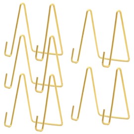 Large Brass Wire Stand, Set of 5, Gold Tablet Stand, Menu Stand, Book Stand, Recipe Stand and More