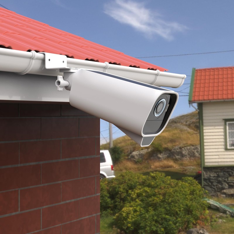 Gutter Mount Bracket +Silicone Cover Skin for Eufy Security eufycam