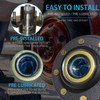 iBroPrat 1 Set Trailer Hub Kit 8 Bolt 6.5", Pre-Lubricated