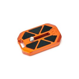 3 Legged Thing QR7 Wide Quick Release Plate - Arca-Swiss Compatible Quick Release Plate for Camera Stability (Copper Orange)