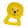 SES 13161 Lou the Lion Teether 100% Natural Rubber Multi,