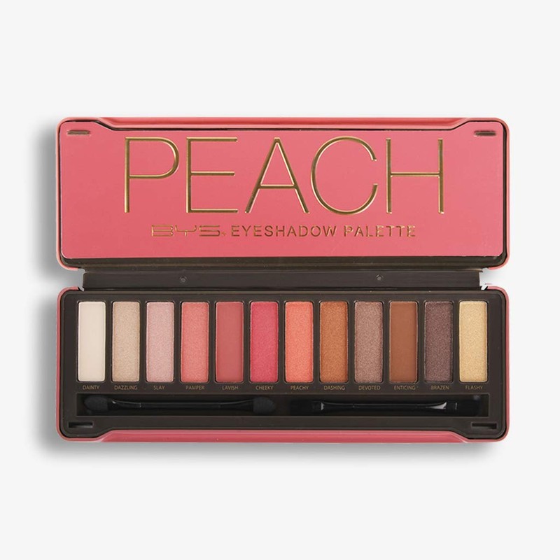 Paleta 12 Sombras Opacas y Metalicas, Roba Miradas, Peach, Paquete