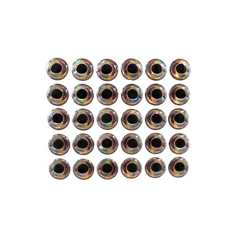 Brule 3-D Hard Epoxy Eyes (Chub-S, 3mm)