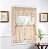 Sweet Home Collection 5 Pc Kitchen Curtain Set, Swag, Valance,