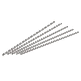 sourcing map Full Thread Rod 304 Stainless Steel Right Thread M3-0.5 Thread Pitch M3 x 100 mm Pack of 15