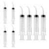 GUZHAIREN GUZHAIREN 8 Pack Dental Irrigation Syringe 12ml Dental Syringes