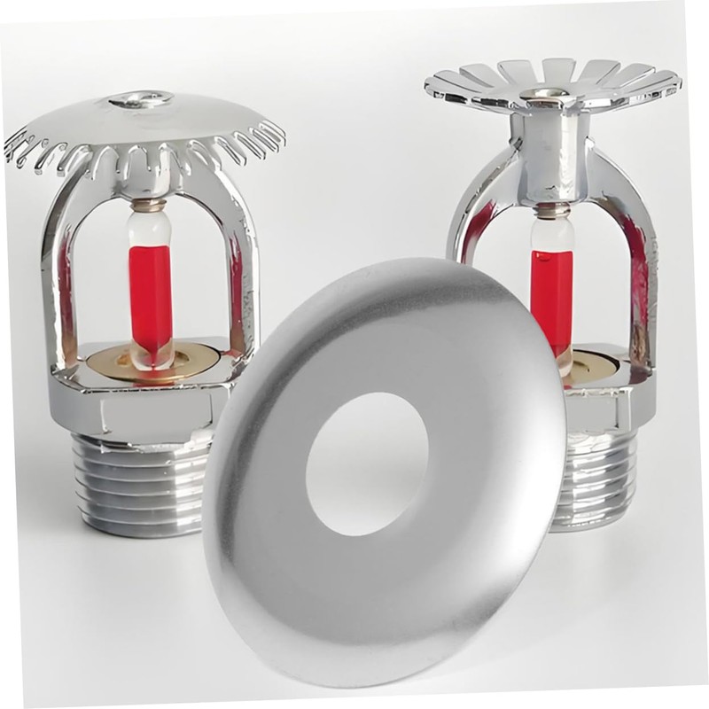 Gatuida Sprinkler Head Decorative Cover 10 Pcs Stainless Steel Wall