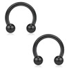 Ruifan 316L Surgical Steel U-Shaped & Horseshoe Nose Septum Hanger