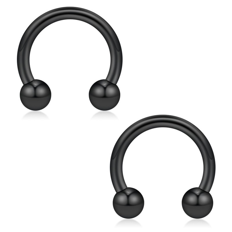 Ruifan 316L Surgical Steel U-Shaped & Horseshoe Nose Septum Hanger