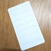 Semi-Permanent Hair Stroke Men's Eyebrow Practice Rubber Sheet 2ea