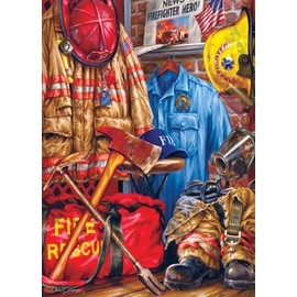 Masterpieces 1000 Piece Jigsaw Puzzle For Adults, Family, Or Kids - Fire And Rescue - 19.25"x26.75"