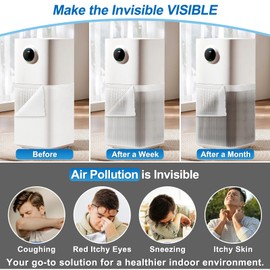 UCINNOVATE MERV 13 Filter Media 20"x90", 12.5 Ft² Cut to Fit Electrostatic Air Vent Filters with 125" Tape, Stop Dust, Pollen and Pet Dander(0.3 Microns) for HVAC AC Vent Purifiers Fan Registers