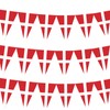 32.8ft Denmark Flag Bunting with 30 Flag for Oly Games,Danish