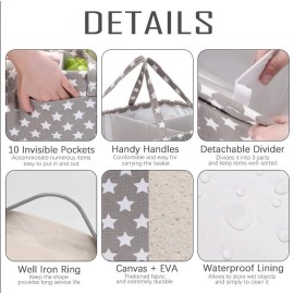 Baby Diaper Caddy Organizer Nursery Decor Basket, Baby Shower Gift, Portable