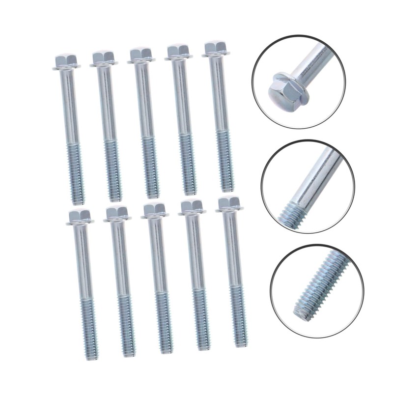GLEAVI 10pcs Motorcycle Engine Mounting Screws and Bolts Set Engine
