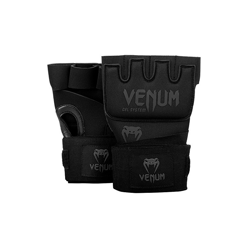 Venum, Kontact Gel Quick Wraps, Men's, XL, Black/Black