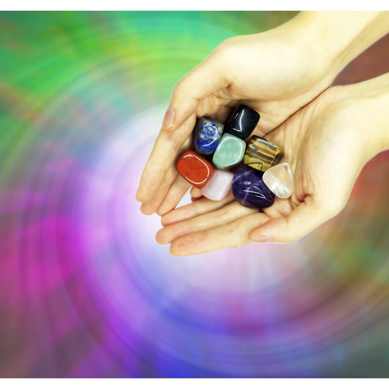 Mina Heal 8-Teilige Heilsteine, Kristalle, Edelsteine für Kinder, Edelsteine Heilsteine,