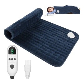 Almohadilla Térmica Cojín Eléctrico 10 Niveles Temperatura
