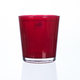 Flower pot Orchid conical red 12,5 cm hoch Ø 13,5 cm by Sandra Rich